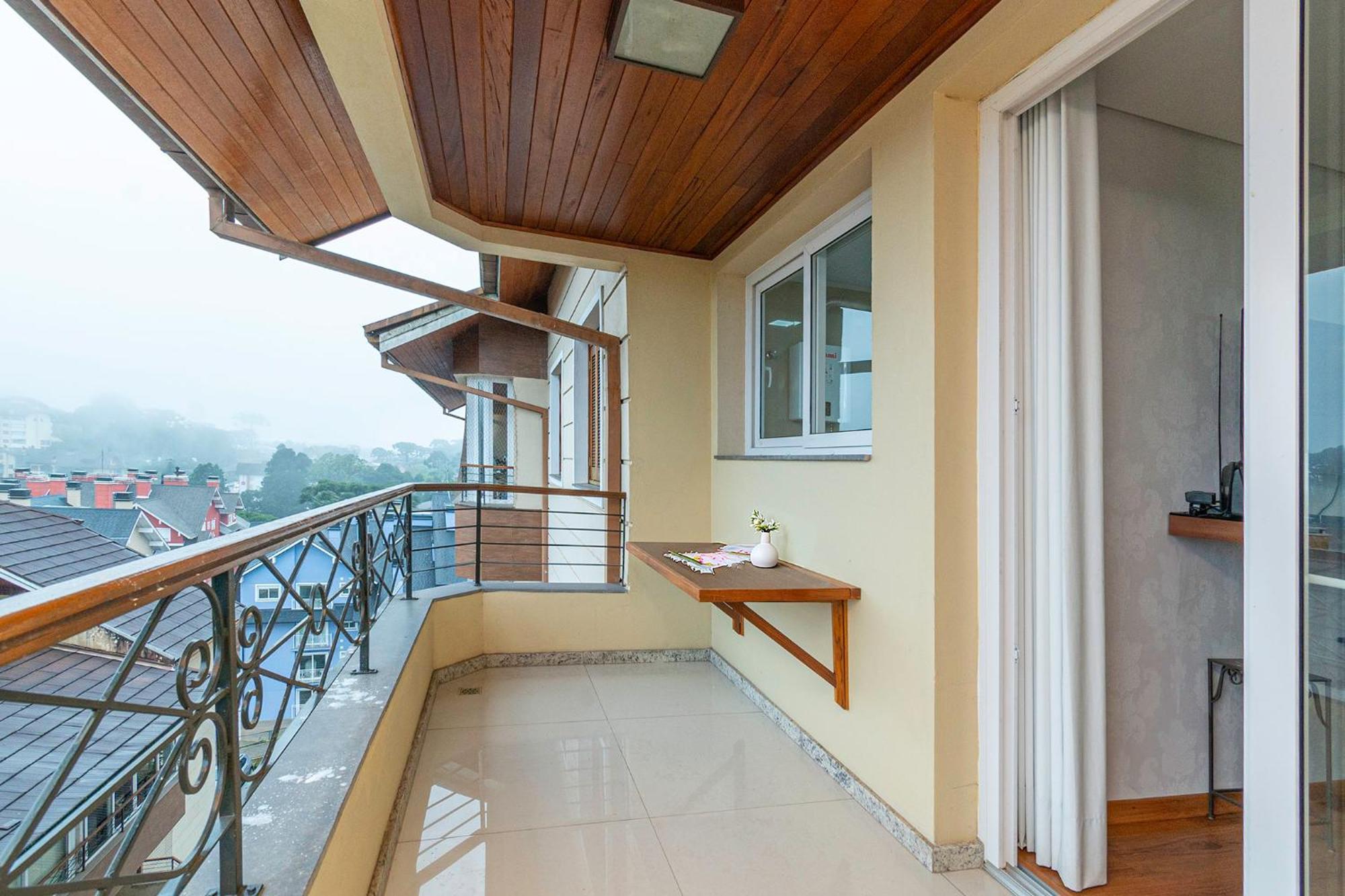 Apartamento 2d No Centro De Gramado, A 500m Da Rua Coberta